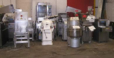 Condemned machinery awaiting assessment